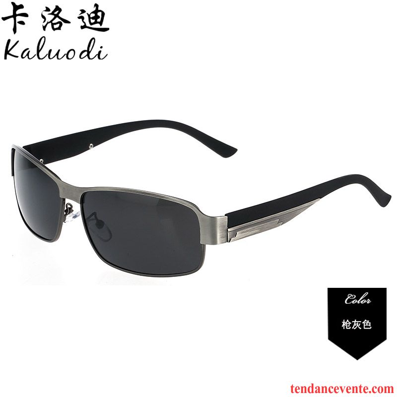 Lunettes De Soleil Homme Tendance Conduire Chauffeur Sport Noir