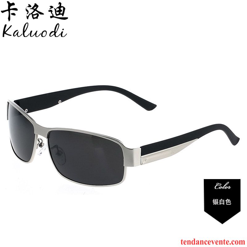 Lunettes De Soleil Homme Tendance Conduire Chauffeur Sport Noir