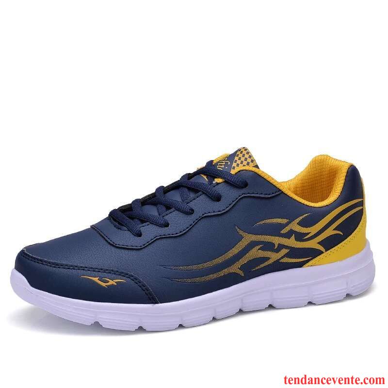 Magasin De Chaussure De Running Décontractée Homme Respirant Léger Chaussures De Course Sport Printemps Chaussures De Voyage Étudiant Tendance Mode Azur Pas Cher