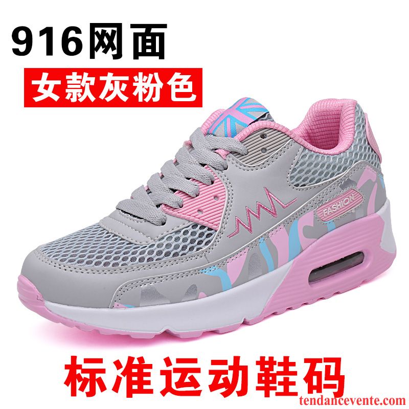 Magasin De Chaussure Running Étudiant Décontractée Printemps Femme Blanc Semelle Épaisse Sport Tous Les Assortis Coussin D'air Rouge