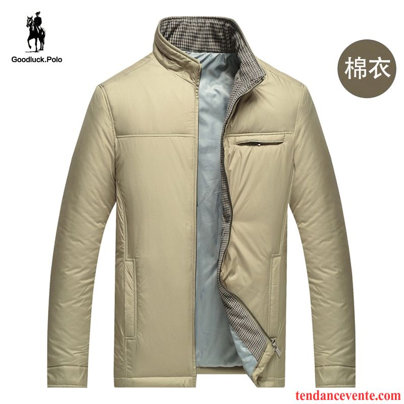 Manteau Classique Homme Homme Hiver Lumière L'automne Classique De Travail Veste Pardessus Légère Col Mandarin Chameau