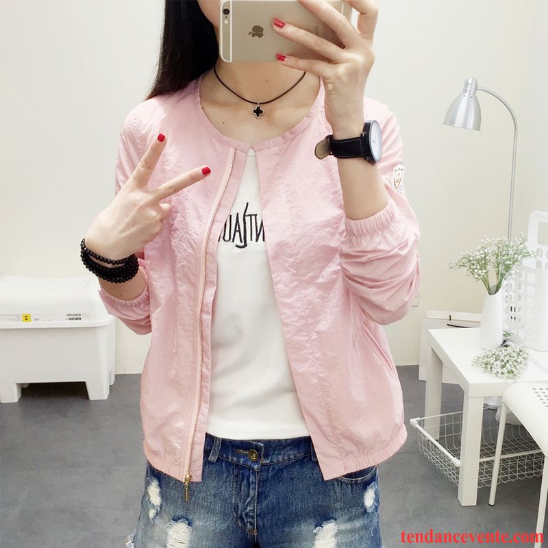 Manteau Femme Chaud Pardessus Longues Tous Les Assortis Légère Courte L'automne Pure Blouson Femme Taillissime Violet Pas Cher