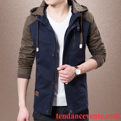 Manteau Hiver Homme Pas Cher Beau Décontractée Jeunesse Hiver Renforcé Pardessus L'automne Tendance Veste Homme Plus De Velours