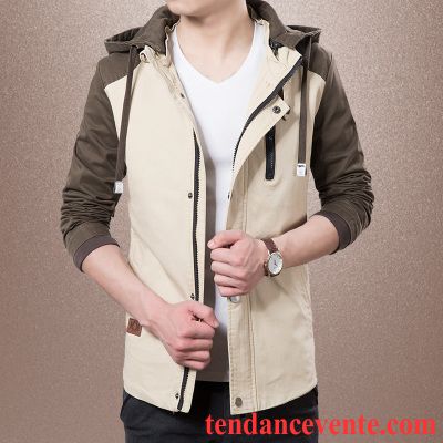 Manteau Hiver Homme Pas Cher Beau Décontractée Jeunesse Hiver Renforcé Pardessus L'automne Tendance Veste Homme Plus De Velours