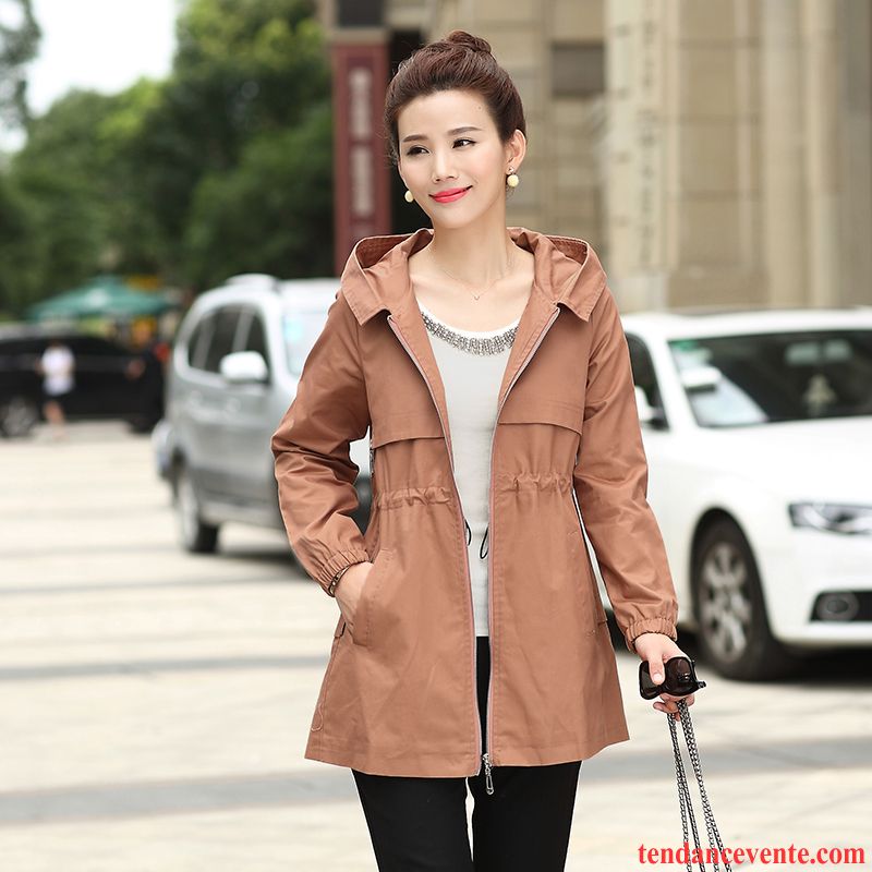 Manteau Long D Hiver Pour Femme Coupe Vent Matelassé Une Veste Pure Slim Taillissime Capuche Longue L'automne Femme Pardessus Écarlate