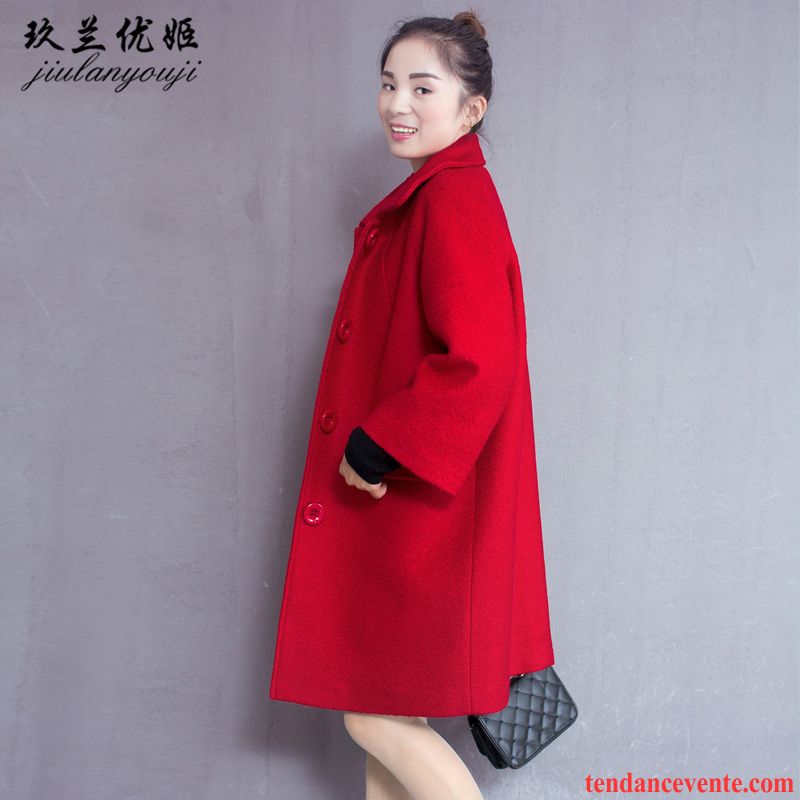 Manteau Tres Long Pour Femme L'automne Manteau Longue Matelassé Baggy Hiver Blanc Pardessus Femme Renforcé Bronzer