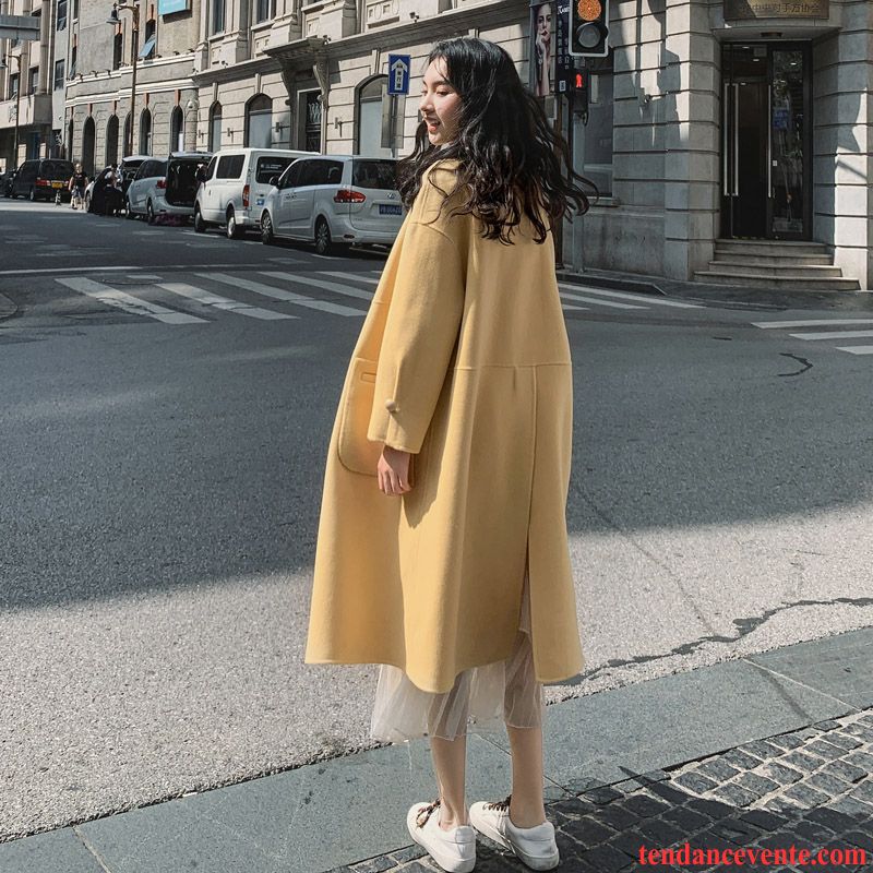 Manteaux Femme L'automne Vêtements D'hiver Jaune