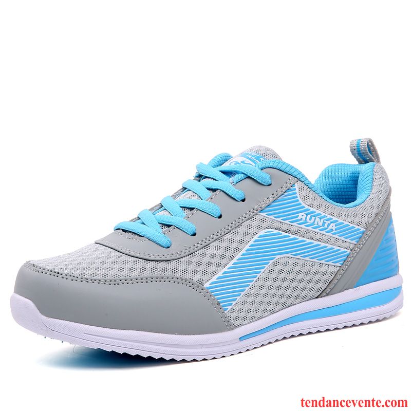 Marque De Chaussure De Running Femme Femme Plates Net Sport Derbies Respirant Léger Antidérapant
