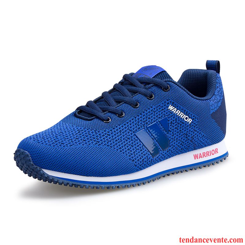 Marque De Chaussure Running Sport Le Jogging De Plein Air Homme Tissage En Vol Printemps Chaussures De Course Saphir Soldes