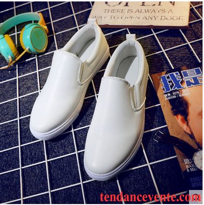 Mocassin A Lacet Homme Paresseux Décontractée Fantaisie Derbies Slip-on Homme Semelle Épaisse Respirant Jaune