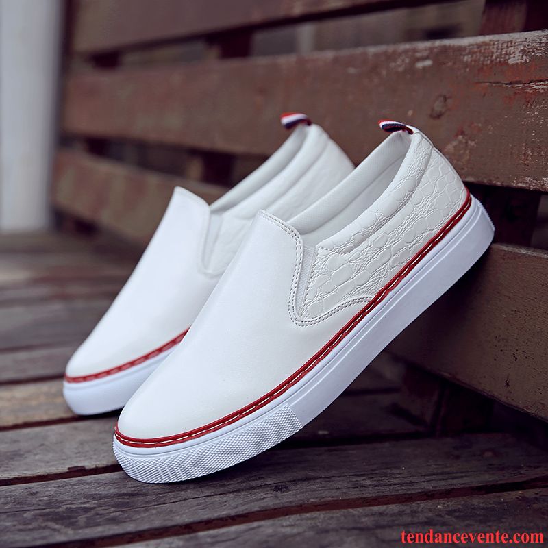 Mocassin Bicolore Homme Derbies Paresseux Chaussures De Skate Tendance Homme L'automne Décontractée Respirant