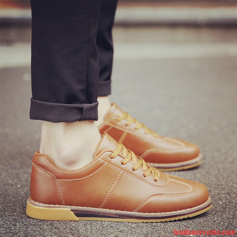 Mocassin Bleu Homme Tous Les Assortis Homme Tendance Derbies Étudiant Printemps Chaussures De Skate Décontractée Angleterre Rose