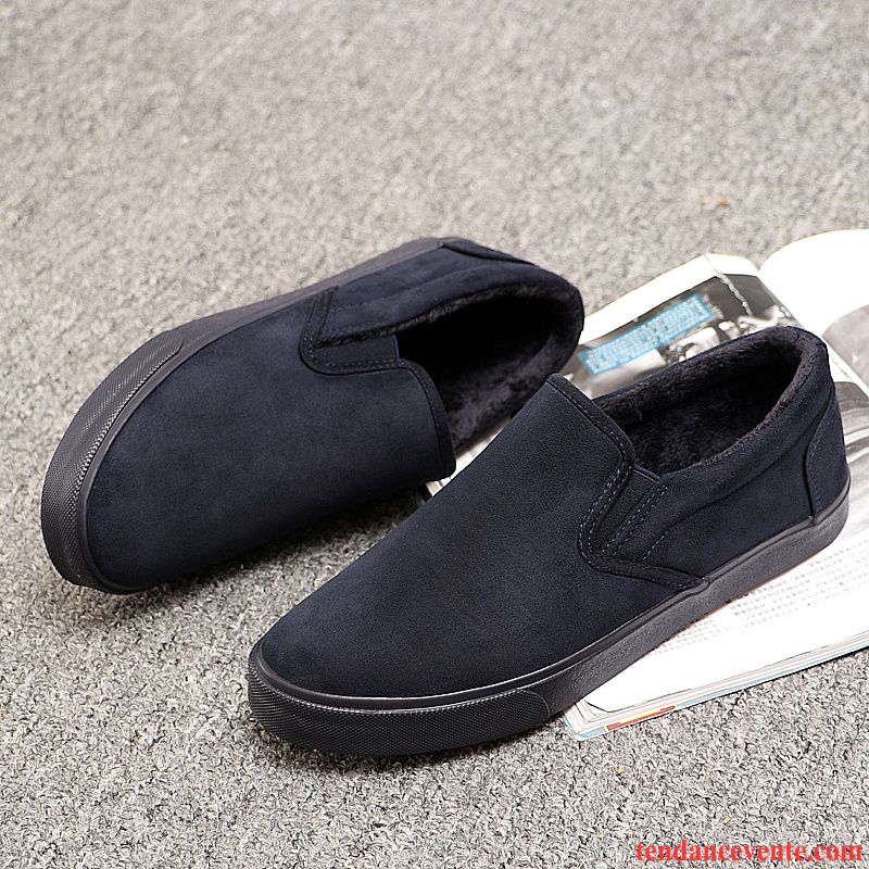 Mocassin Bordeaux Homme Paresseux Chaussures De Skate Printemps Slip-on Décontractée Tendance Homme L'automne