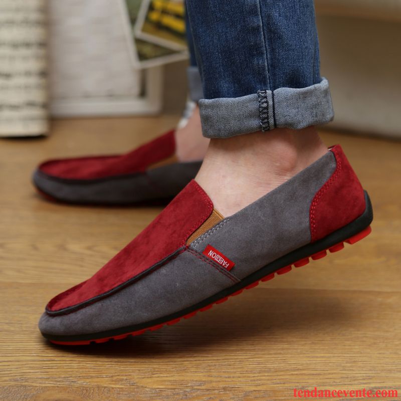 Mocassin De Marque Homme Slip-on L'automne Décontractée Tendance Homme Chaussures De Skate Été Marine Pas Cher