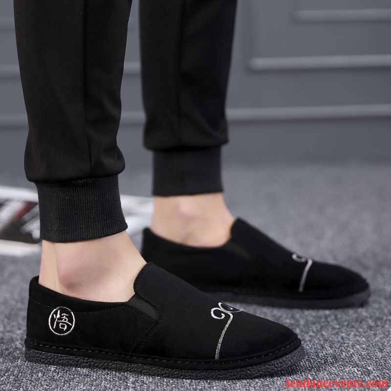 Mocassin Homme Paris Homme Slip-on Printemps Tous Les Assortis Décontractée Tendance Paresseux Marine