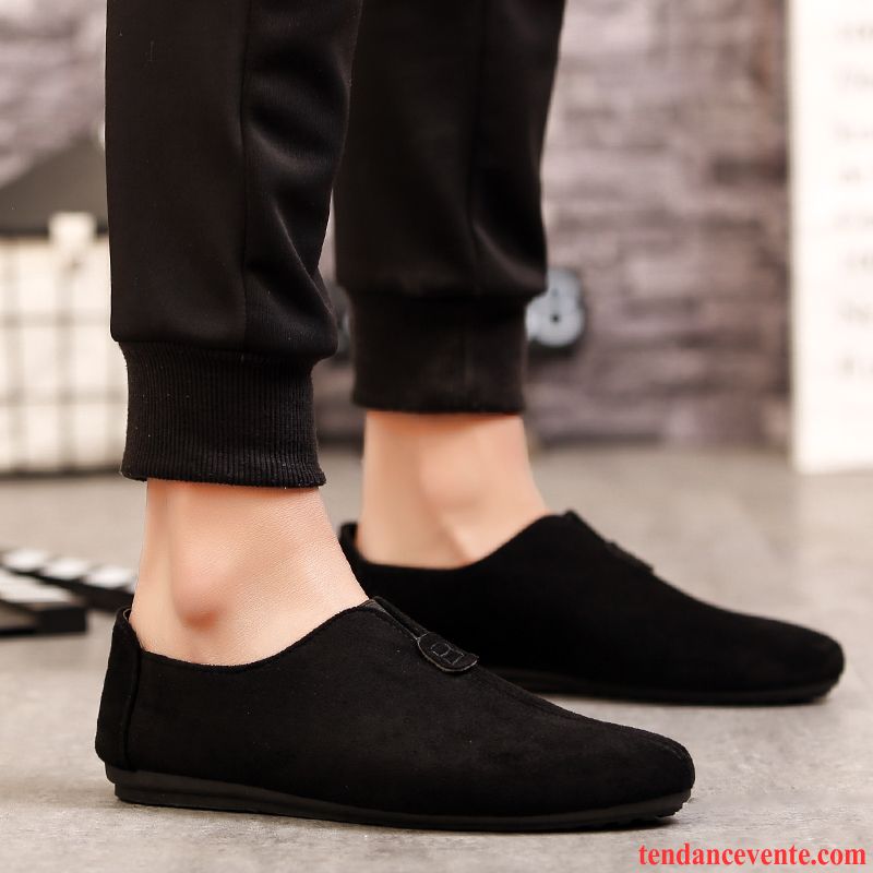 Mocassin Homme Paris Homme Slip-on Printemps Tous Les Assortis Décontractée Tendance Paresseux Marine