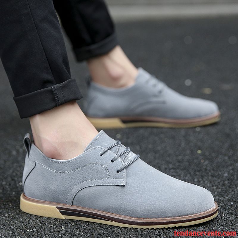 Mocassin Noir Et Blanc Homme Homme Tous Les Assortis Décontractée Printemps Tendance Jeunesse Derbies Angleterre Corail