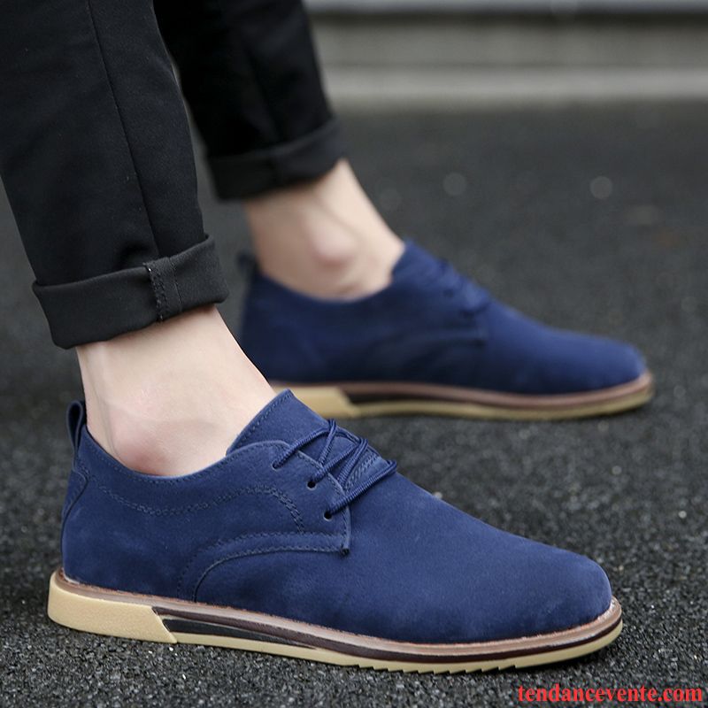 Mocassin Noir Et Blanc Homme Homme Tous Les Assortis Décontractée Printemps Tendance Jeunesse Derbies Angleterre Corail