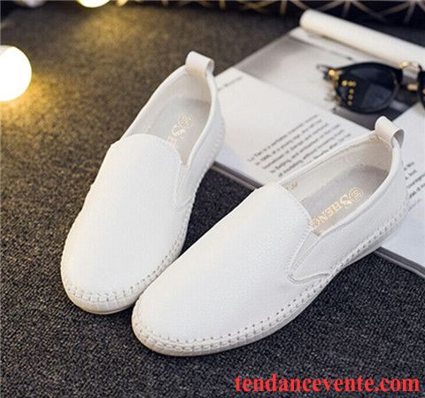 Mocassin Nubuck Femme Plates Tous Les Assortis Slip-on Creux Guipure Femme Blanc Enceintes Paresseux Décontractée Printemps