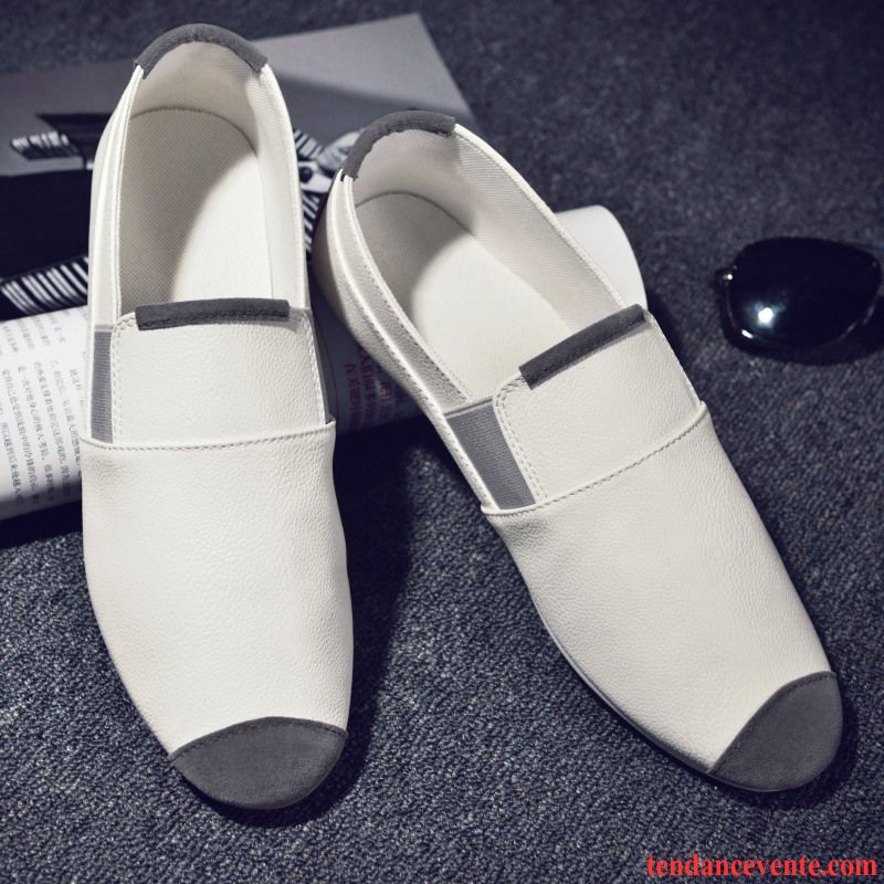 Mocassins Fourrés Homme En Cuir Tendance Paresseux Homme Décontractée Chaussures En Coton Printemps Pas Cher