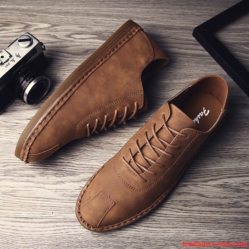 Mocassins Homme Chaussures De Skate Derbies Angleterre Tous Les Assortis Printemps Tendance