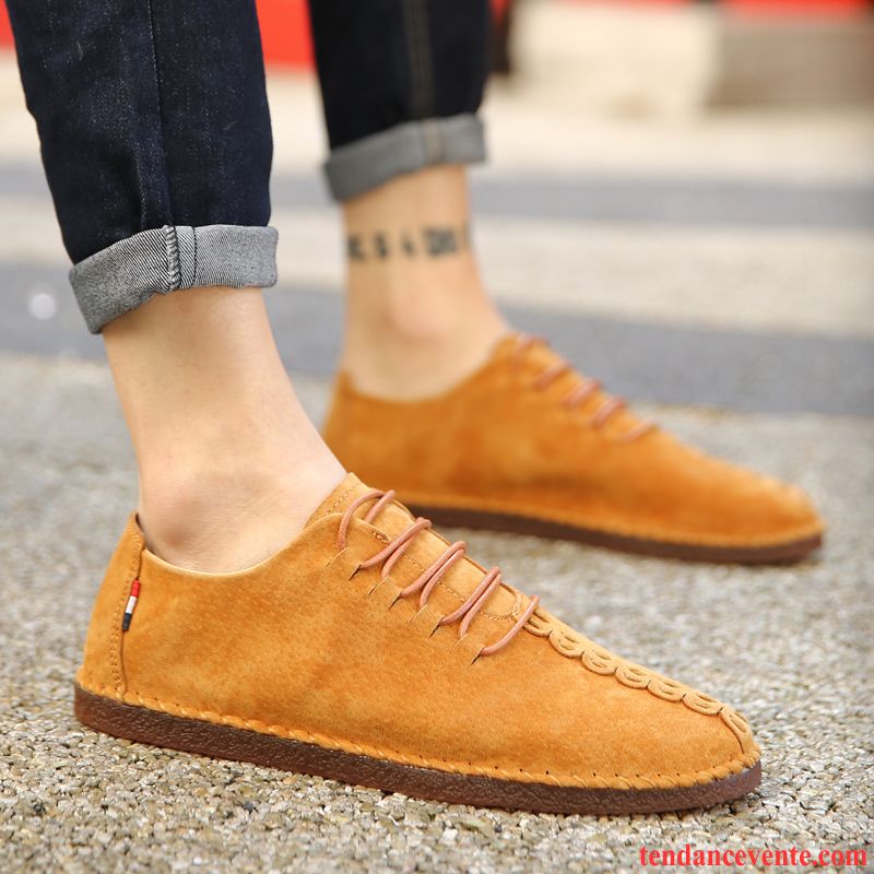 Mocassins Homme Chaussures De Skate Derbies Angleterre Tous Les Assortis Printemps Tendance