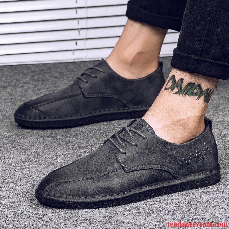 Mocassins Homme Chaussures De Skate Derbies Angleterre Tous Les Assortis Printemps Tendance