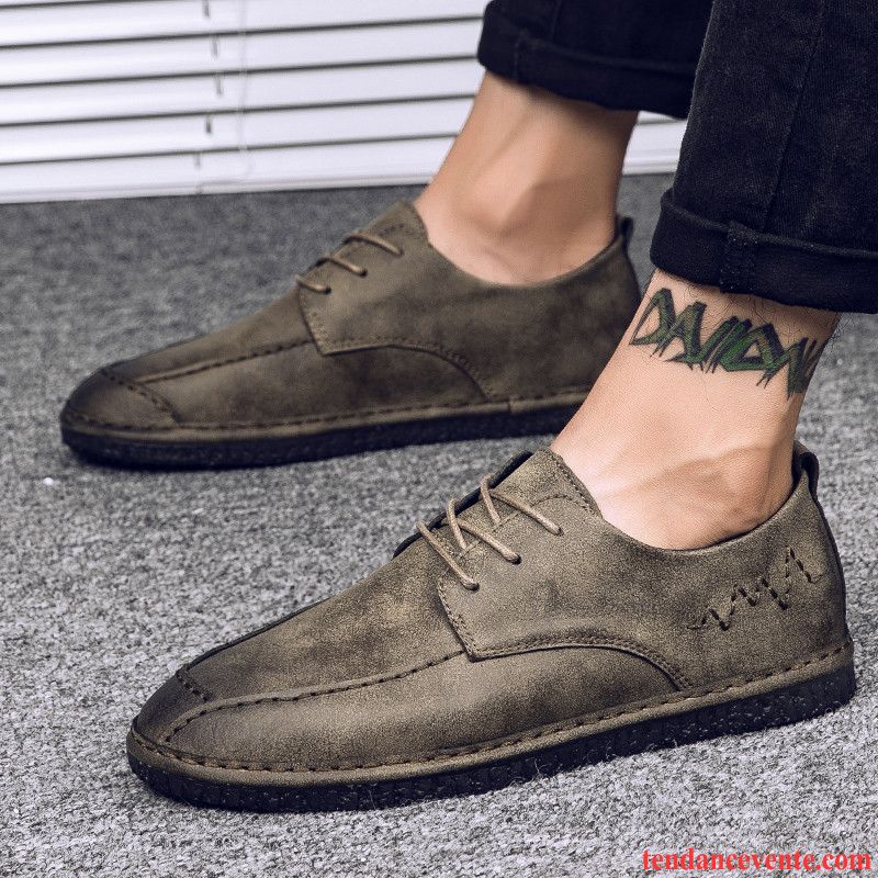 Mocassins Homme Chaussures De Skate Derbies Angleterre Tous Les Assortis Printemps Tendance