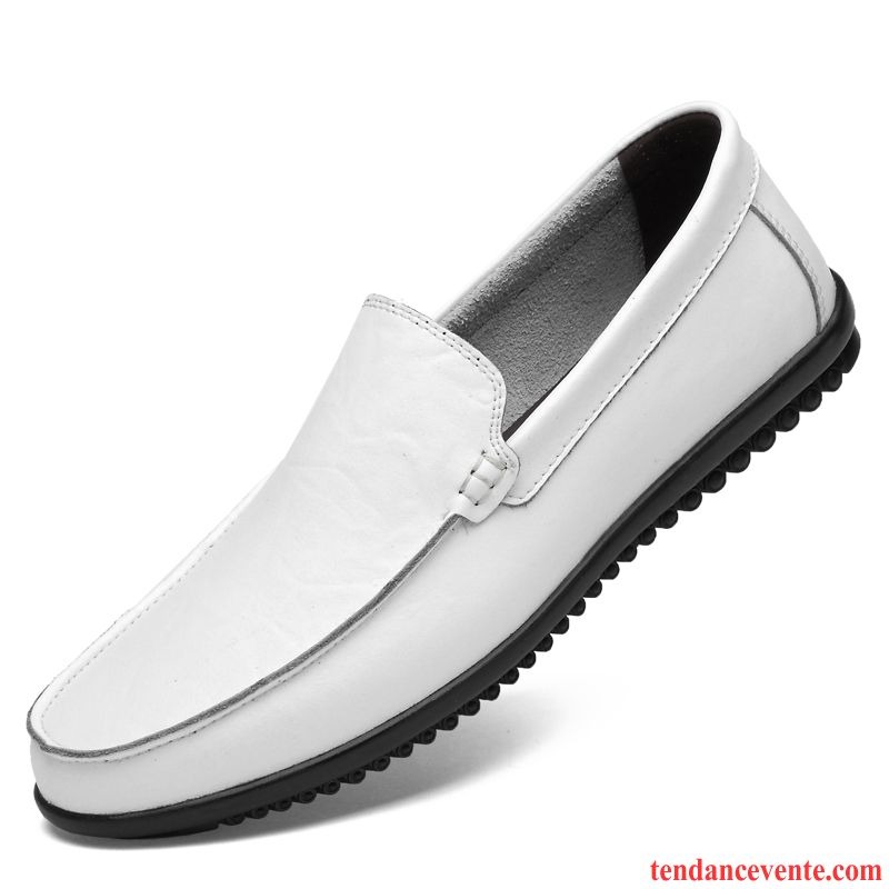 Mocassins Homme Personnalité Angleterre Creux Guipure Décontractée Paresseux Tendance Jaune