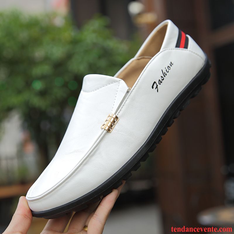 Mocassins Homme Slip-on Printemps Derbies Tendance Tous Les Assortis Décontractée Brun