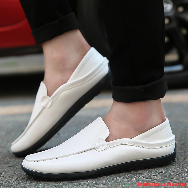 Mocassins Homme Slip-on Printemps Derbies Tendance Tous Les Assortis Décontractée Brun