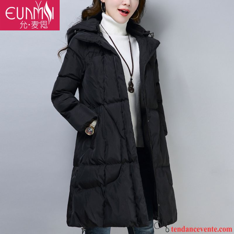 Mode Doudoune Longue Femme Décontractée Matelassée Femme Chauds Baggy Manteau En Coton Gris Renforcé Longue Hiver Lawngreen