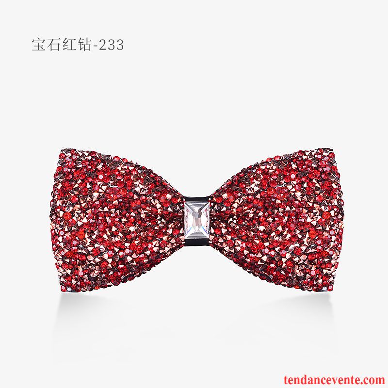 Nœud Papillon Homme Britanique Pierres De Strass Entreprise Meilleur Homme Marier Arc Or