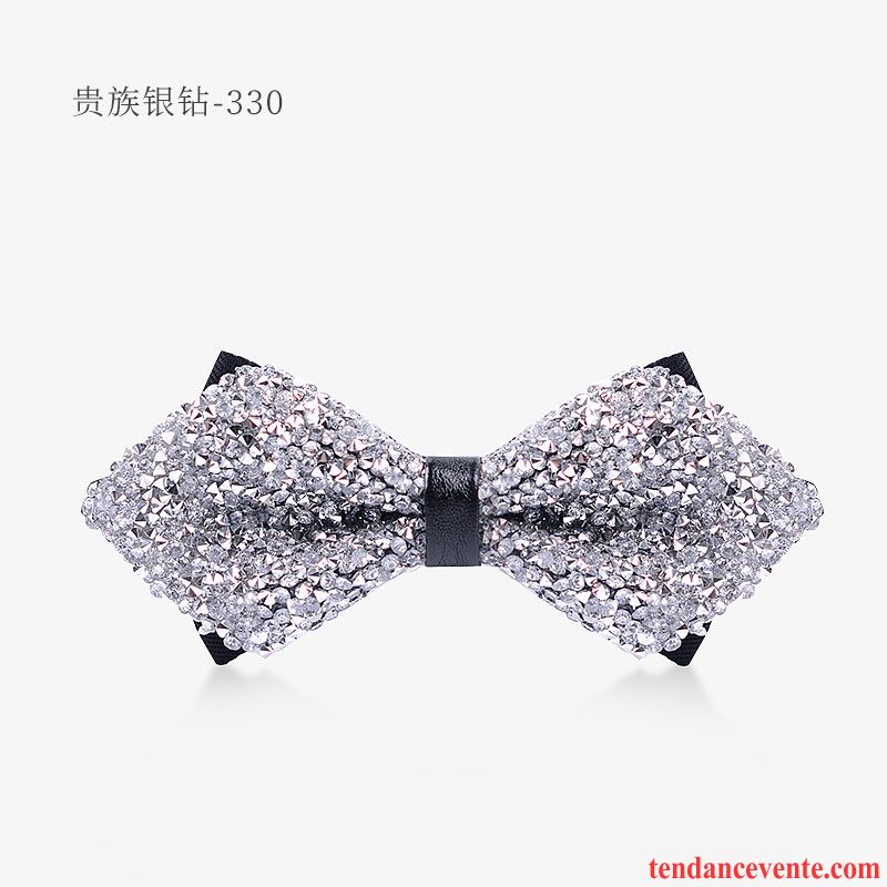 Nœud Papillon Homme Britanique Pierres De Strass Entreprise Meilleur Homme Marier Arc Or