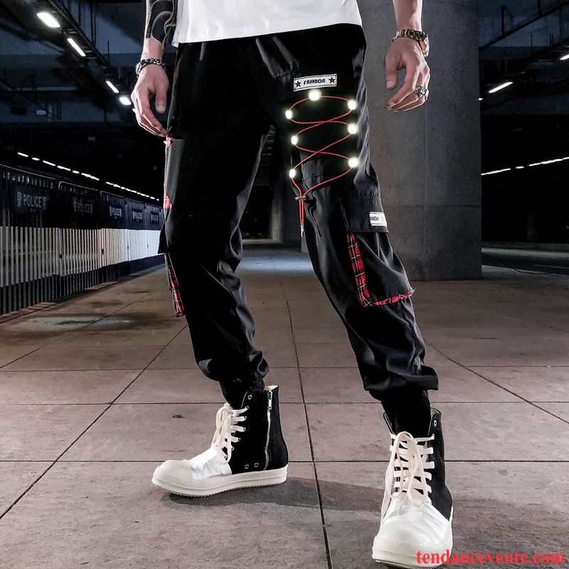 Pantalon Cargo Homme Baggy Sport Tous Les Assortis Tendance Bureau Décontractée Blanc