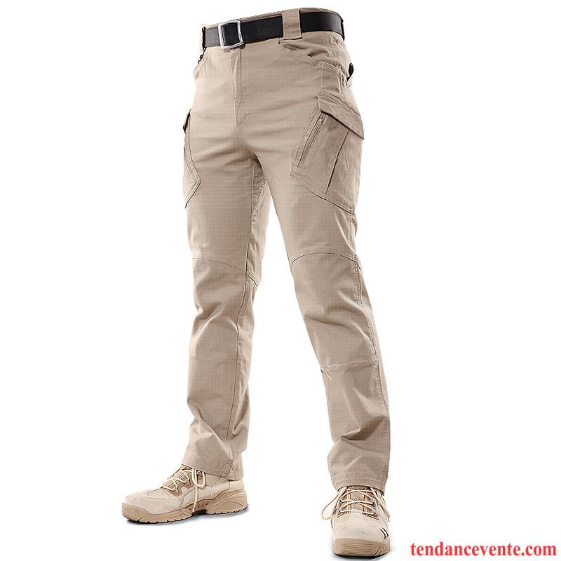Pantalon Cargo Homme L'automne Beaucoup De Plein Air Bureau Slim Printemps Noir