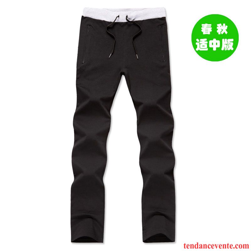 Pantalon Cigarette Homme Pantalon Hiver Baggy Renforcé Sport Plus De Velours Homme Jambe Droite Coton Bio L'automne Kaki Pas Cher