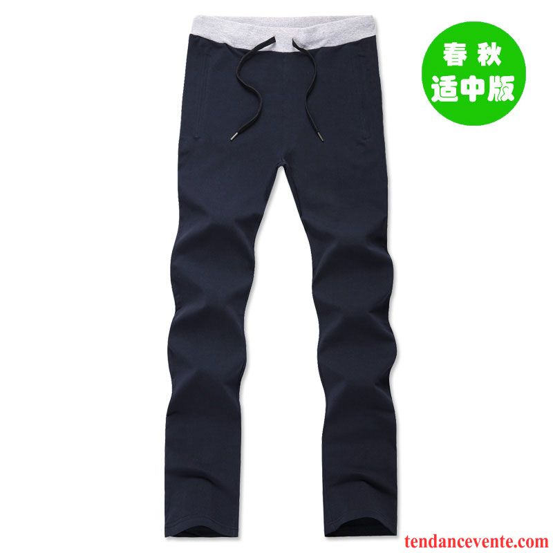 Pantalon Cigarette Homme Pantalon Hiver Baggy Renforcé Sport Plus De Velours Homme Jambe Droite Coton Bio L'automne Kaki Pas Cher