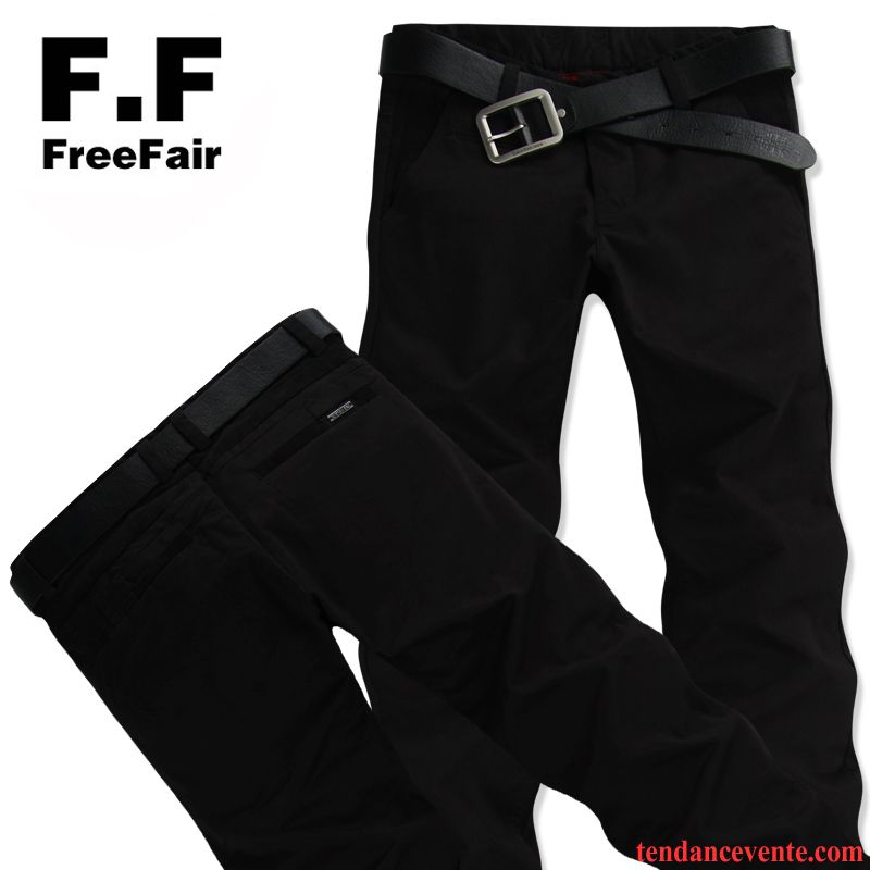 Pantalon En Cuir Homme Jeunesse Homme Hiver Slim Printemps Maigre Tendance Jambe Droite Pantalon Baggy Or