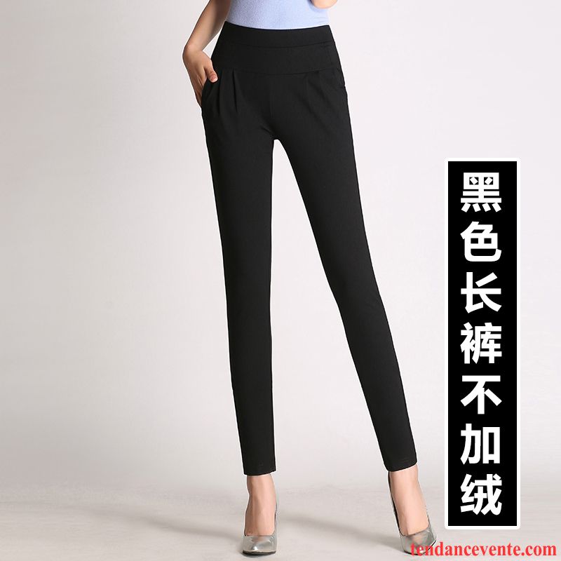 Pantalon En Lin Blanc Pour Femme Femme Plus De Velours Renforcé Taillissime Harlan Hiver L'automne Extensible Pantalon Baggy Neuvième Pantalon Maigre Graisse Azur