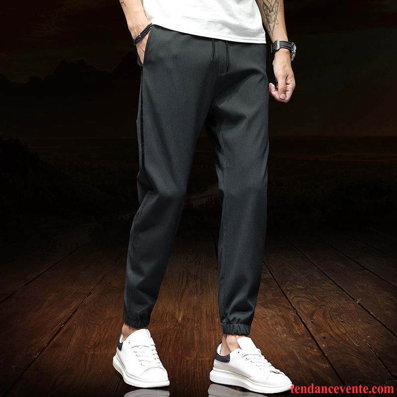 Pantalons Homme Harlan Tous Les Assortis Tendance Neuvième Pantalon Baggy Printemps Noir