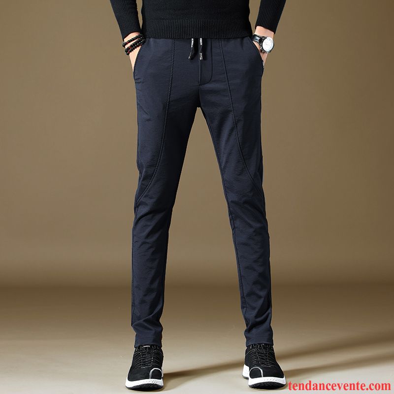 Pantalons Homme Sport Slim Tendance Bleu Été