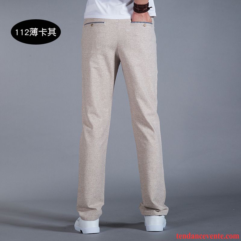 Pantalons Homme Tous Les Assortis Été Jeunesse Mode Légère Matelassé Gris