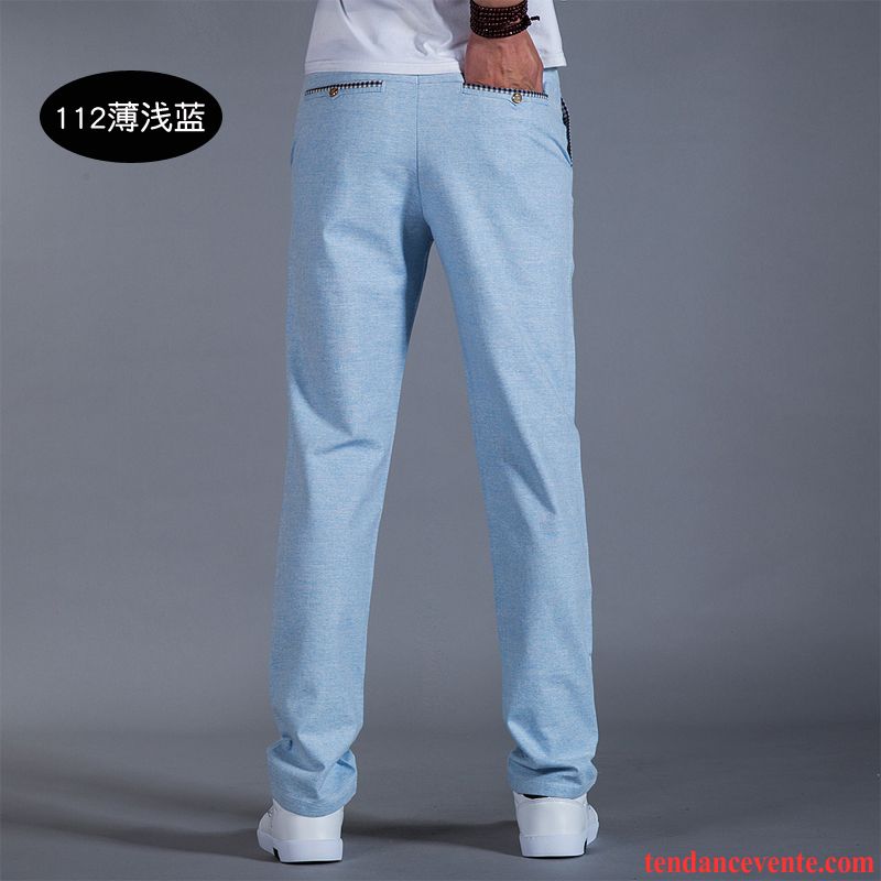 Pantalons Homme Tous Les Assortis Été Jeunesse Mode Légère Matelassé Gris