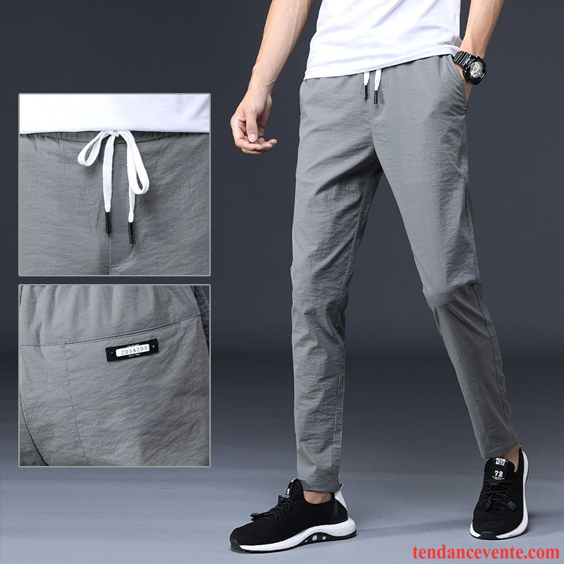 Pantalons Homme Tous Les Assortis Été Légère Élastique Tendance Sport