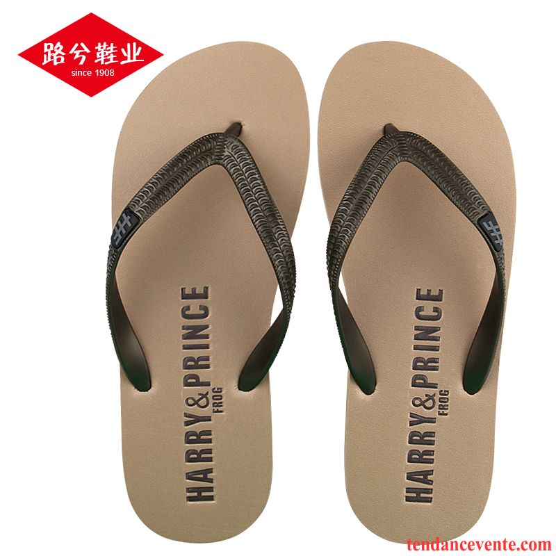 Pantoufles Homme Fourrées Mode Tendance Angleterre Chaussons Été Décontractée Étudiant Homme Plage Antidérapant Crème