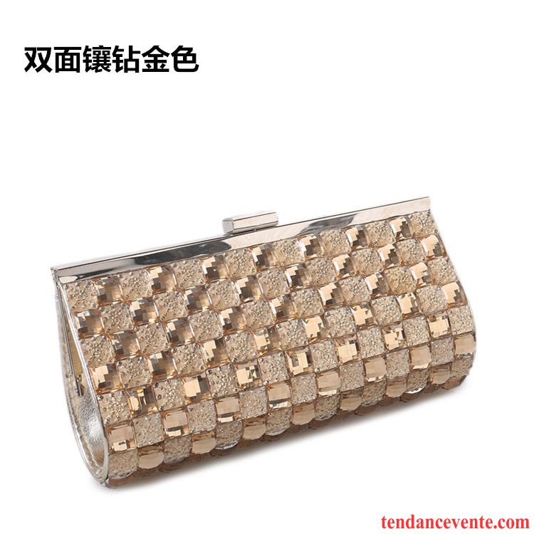 Portefeuille Femme Diamant Le Nouveau Europe Pochette Pierres De Strass Tendance Noir