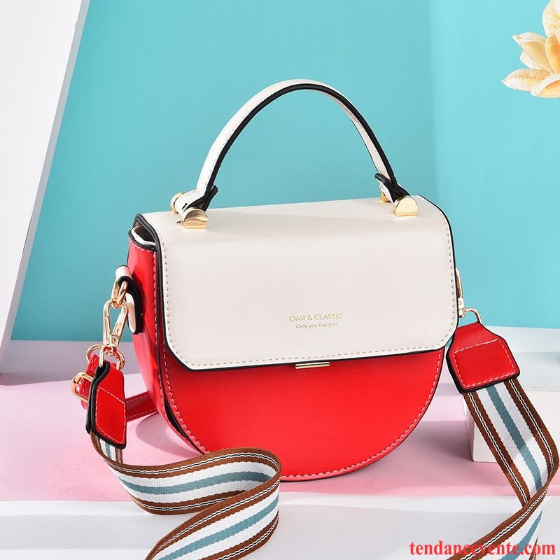 Sac À Bandoulière Femme All-match Mode Nouveau Petit Portable Tendance Rouge