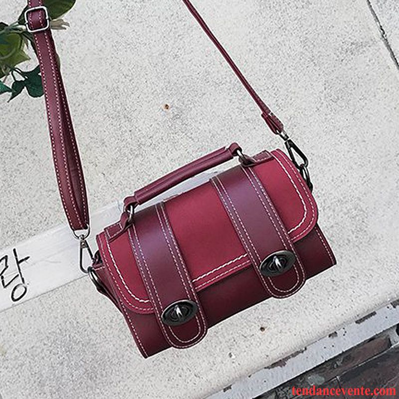 Sac À Bandoulière Femme Le Nouveau Rétro Oreiller Petit Tendance Portable Brun