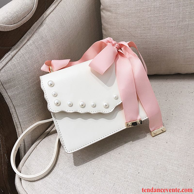 Sac À Bandoulière Femme Mode Tendance Frais Petit All-match Le Nouveau Rose